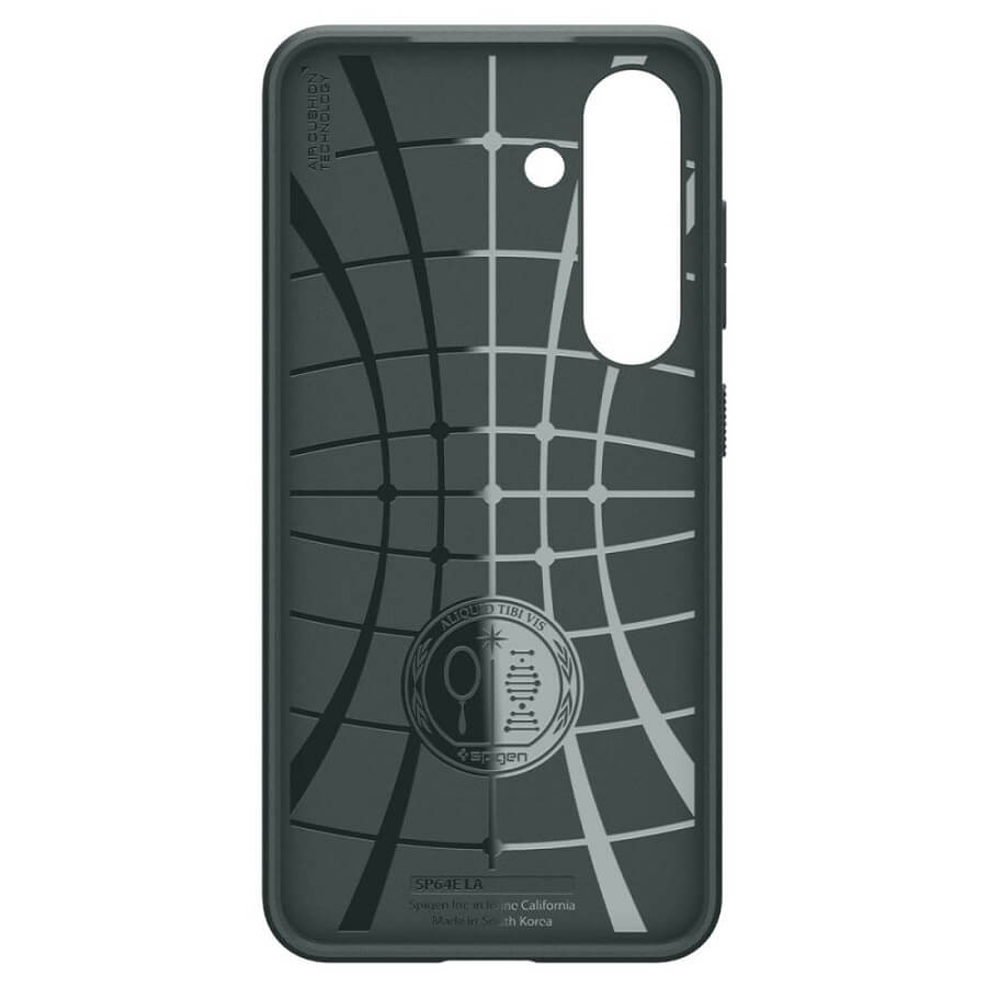Противоударен Силиконов Калъф за Samsung S25, Spigen Liquid Air Case, Зелен (4)