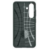 Противоударен Силиконов Калъф за Samsung S25, Spigen Liquid Air Case, Зелен (4)
