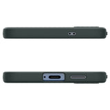 Противоударен Силиконов Калъф за Samsung S25, Spigen Liquid Air Case, Зелен (5)