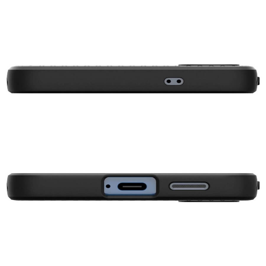Противоударен Силиконов Калъф за Samsung S25, Spigen Liquid Air Case, Черен (5)