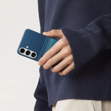 Magsafe Калъф за Samsung S25 Plus, Pitaka Edge Moonrise Case, Син (5)