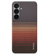 Magsafe Калъф за Samsung S25, Pitaka Edge Case Sunset, Кафяв