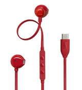 Слушалки с USB-C, JBL Tune 305C DAC Handsfree JBLT305CBLK, Червен