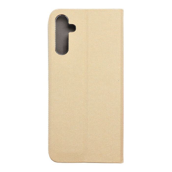 Луксозен Калъф за Samsung A26, Sensitive Book Case, Златист (2)