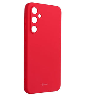 Тънък Силиконов Калъф за Samsung A56, Roar Color Case, Червен