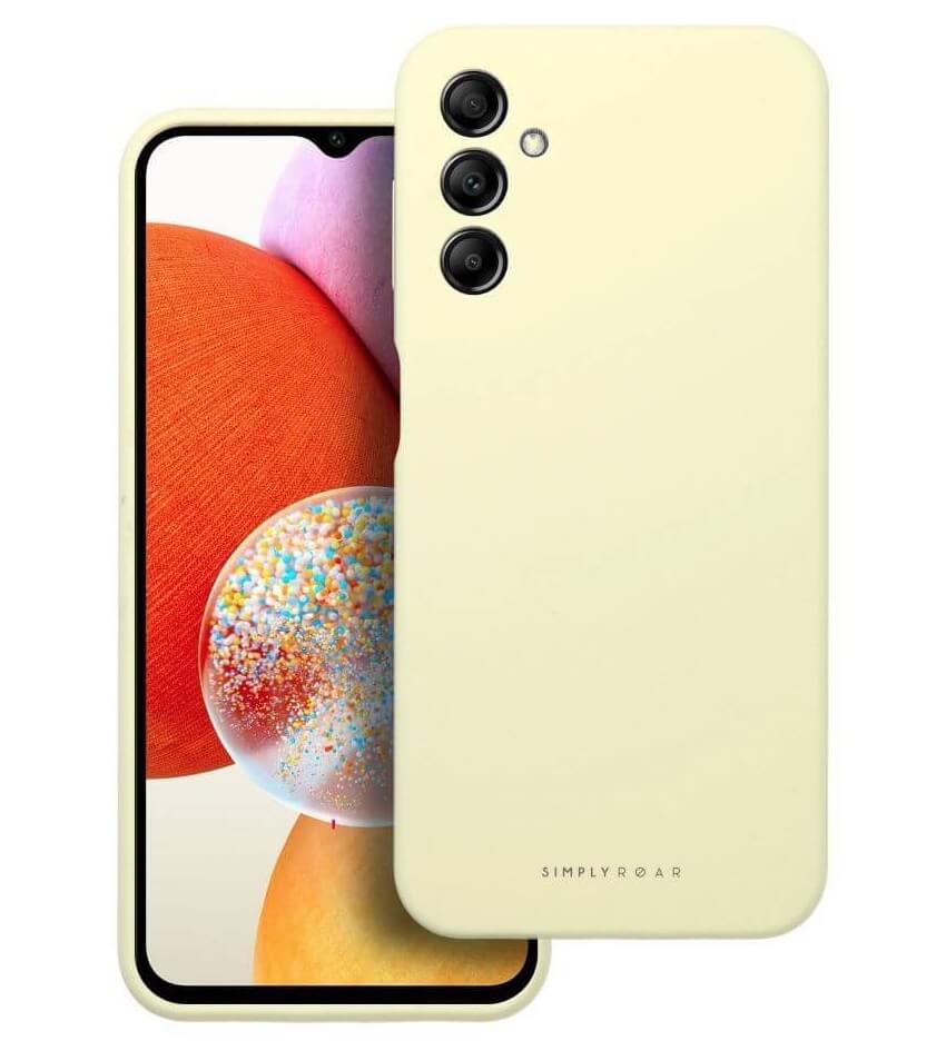 Силиконов Калъф за Samsung A56, Roar Cloud-Skin Case, Жълт (2)