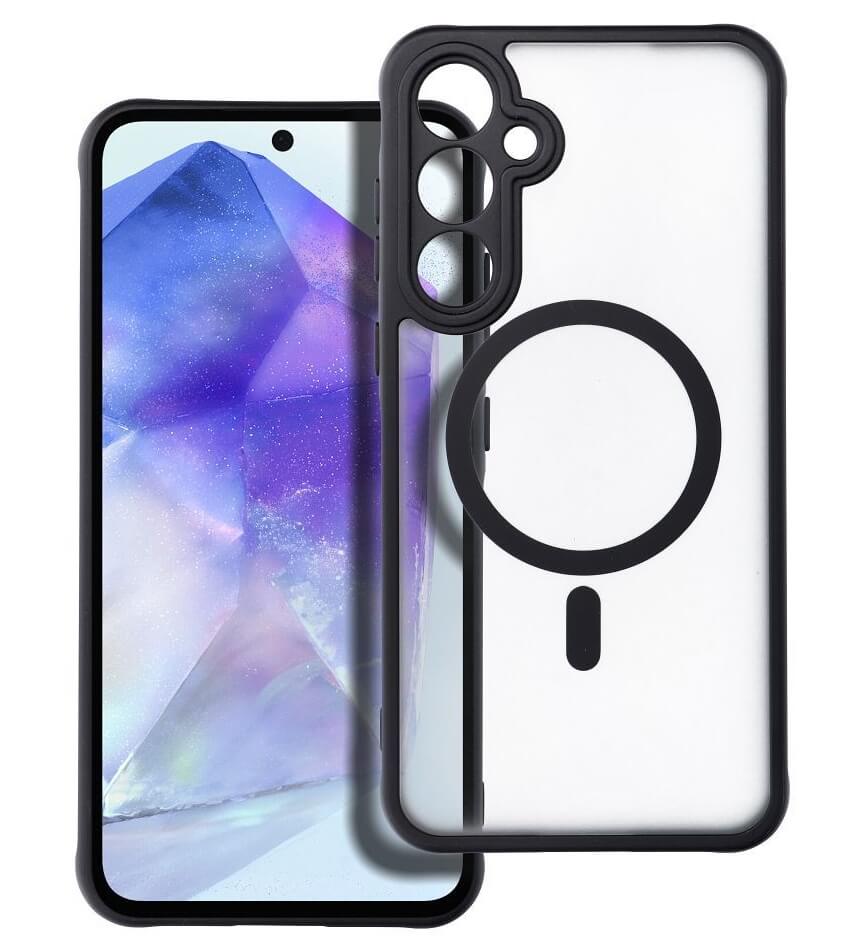 Magsafe Калъф за Samsung A56, Tech-Protect MagMat Case, Черен