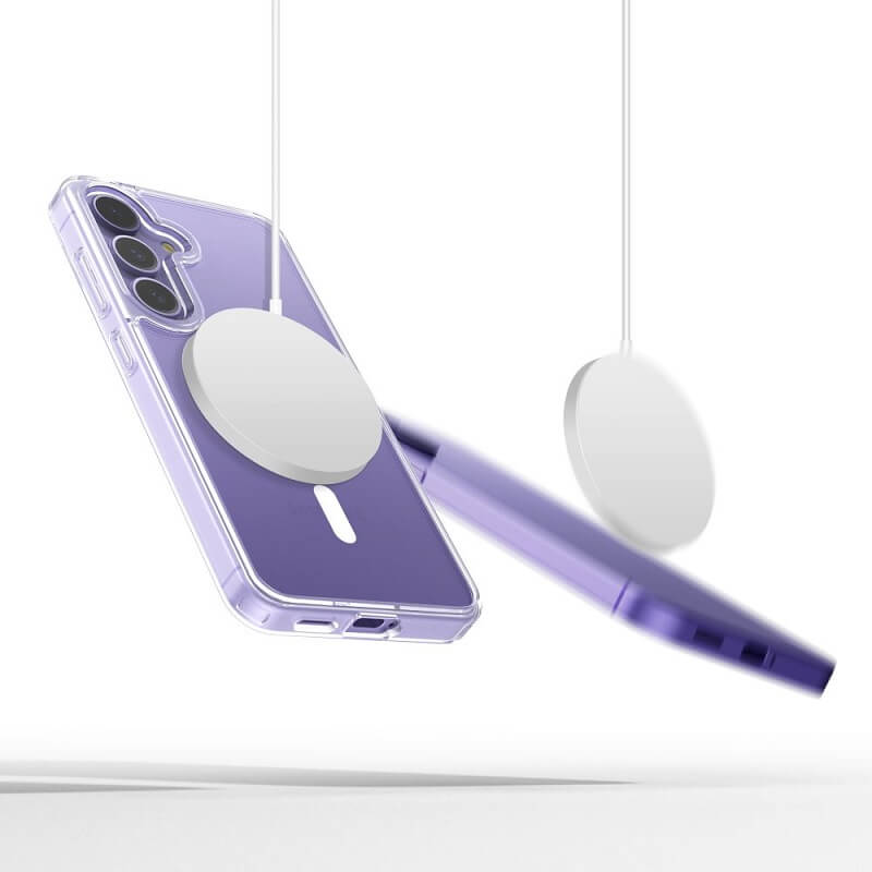 Magsafe Калъф за Samsung S25, Tech-Protect Clear Mag Cover Case, Прозрачен (2)