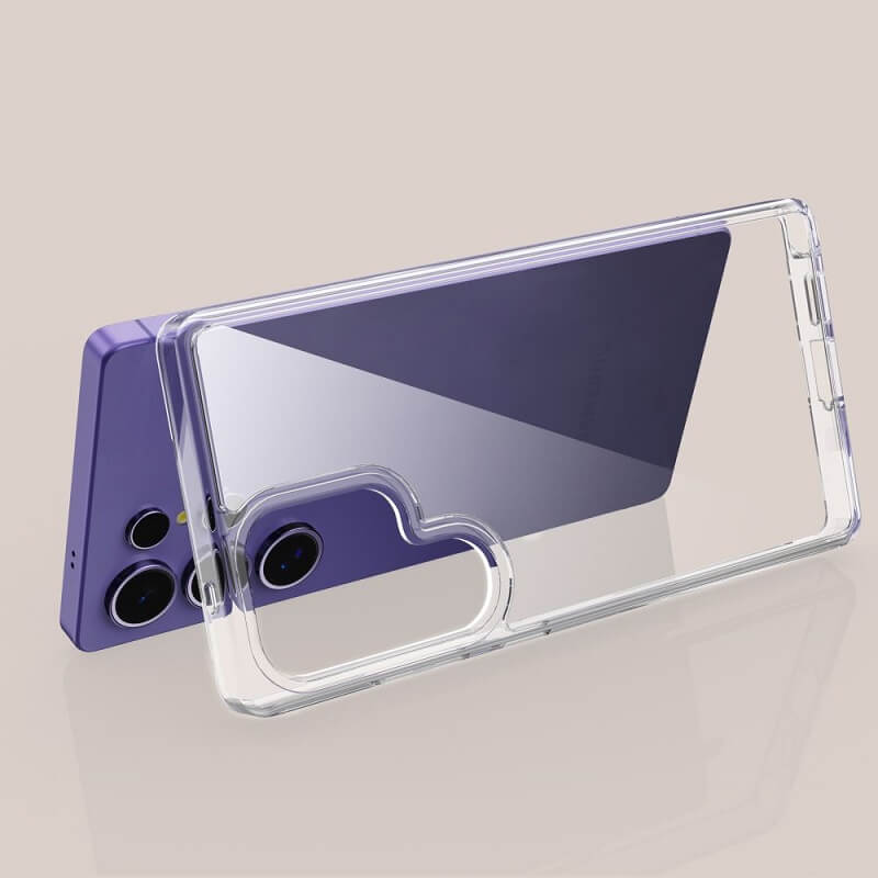 Калъф за Samsung S25 Ultra, Tech-Protect FlexAir Hybrid Clear Case, Прозрачен (2)