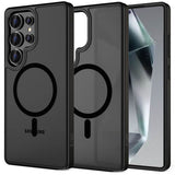 Magsafe Калъф за Samsung S25 Ultra, Tech-Protect MagMat Case, Черен