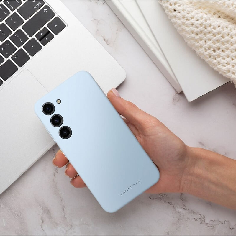 Силиконов Калъф за Samsung A56, Roar Cloud-Skin Case, Син (4)