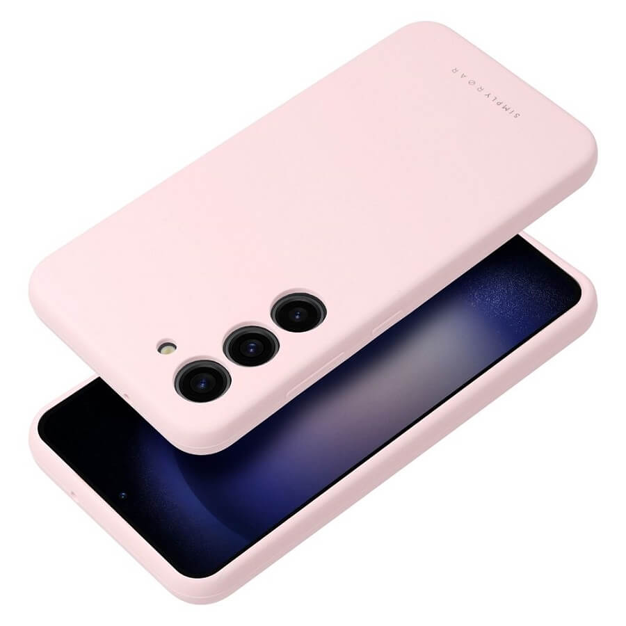 Силиконов Калъф за Samsung A56, Roar Cloud-Skin Case, Розов (3)