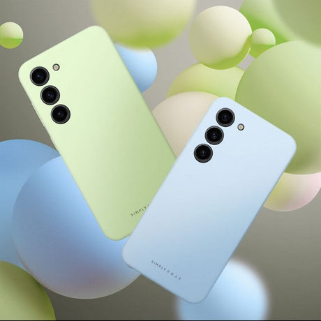 Силиконов Калъф за Samsung A56, Roar Cloud-Skin Case, Син (5)