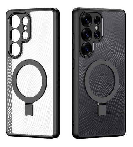 Magsafe Тънък Калъф за Samsung S25 Ultra, Dux Ducis Aimo Magsafe Case, Черен (2)