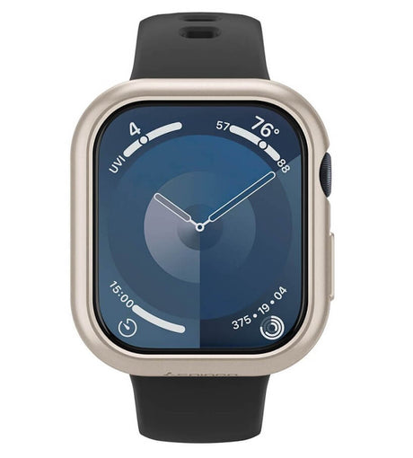 Калъф за Apple Watch 11/ 10 42mm, Spigen Thin Fit Case, Бежов