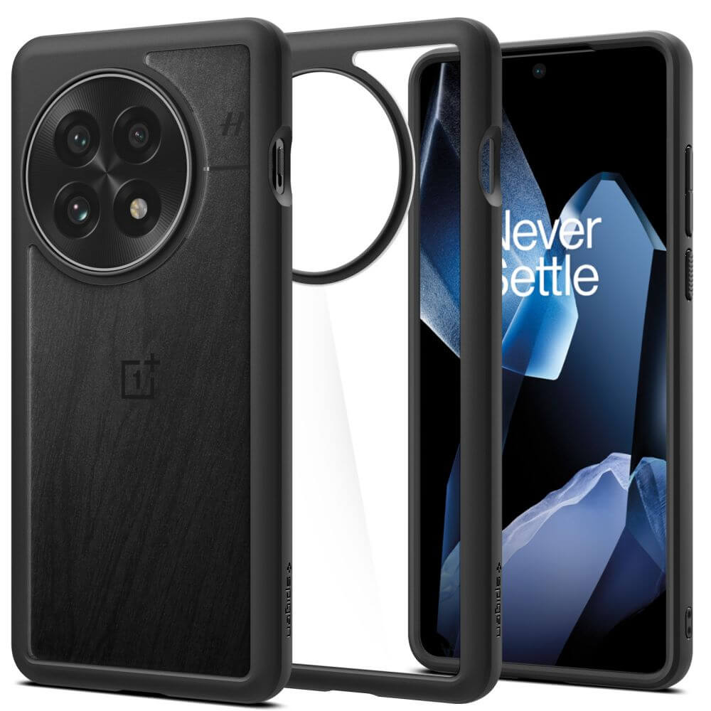 Противоударен Хибриден Калъф за Oneplus 13, Spigen Ultra Hybrid Case, Черен (3)