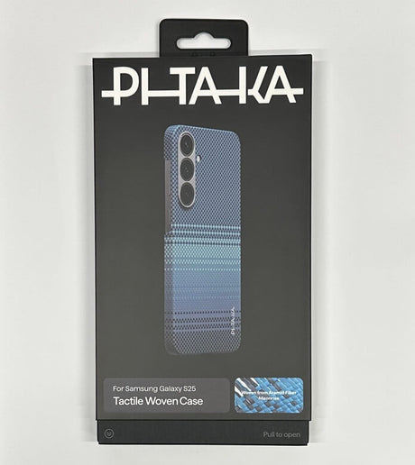 Magsafe Калъф за Samsung S25, Pitaka Edge Moonrise Case, Син (6)