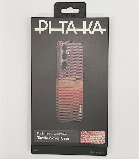 Magsafe Калъф за Samsung S25, Pitaka Edge Case Sunset, Кафяв (6)