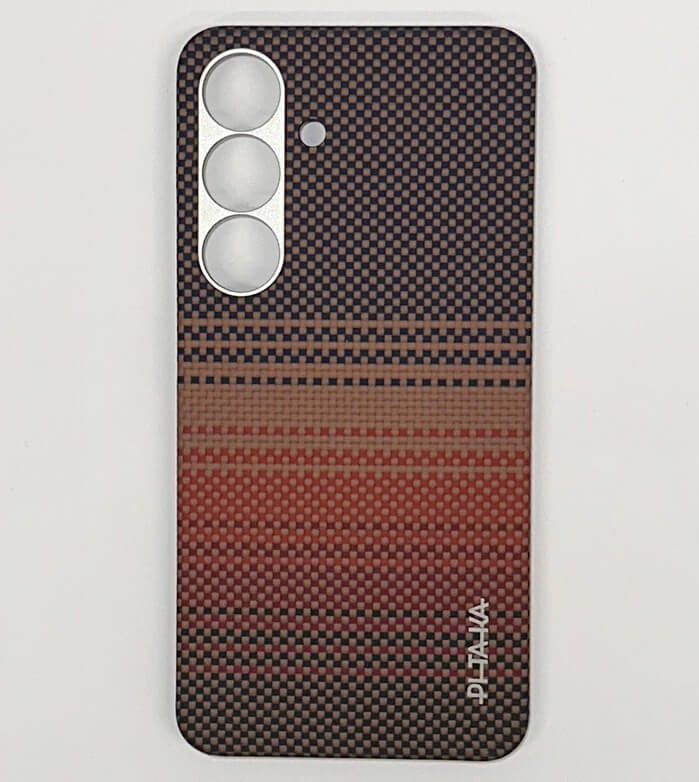 Magsafe Калъф за Samsung S25, Pitaka Edge Case Sunset, Кафяв (3)