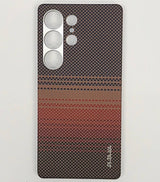 Magsafe Калъф за Samsung S25 Ultra, Pitaka Edge Case Sunset, Кафяв (7)