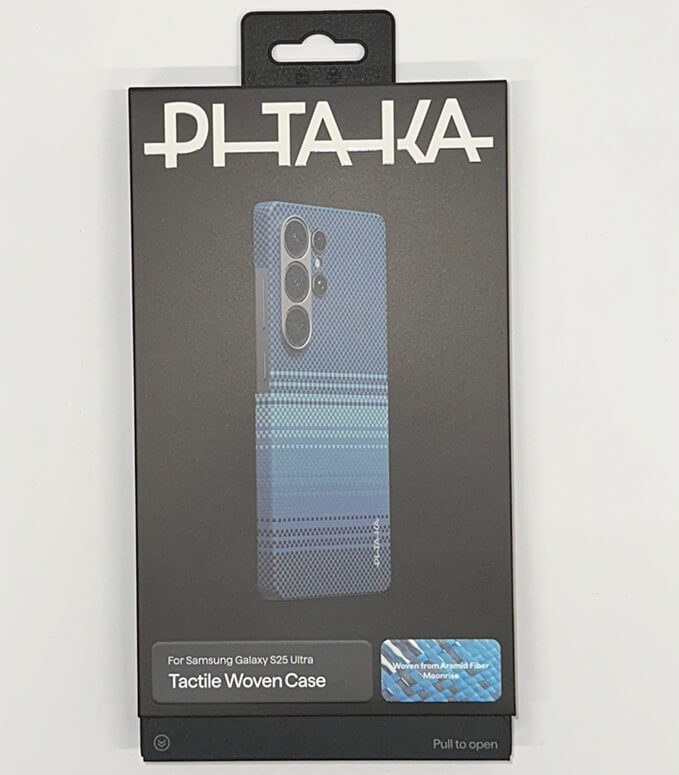 Magsafe Калъф за Samsung S25 Ultra, Pitaka Edge Case Moonrise, Син (4)