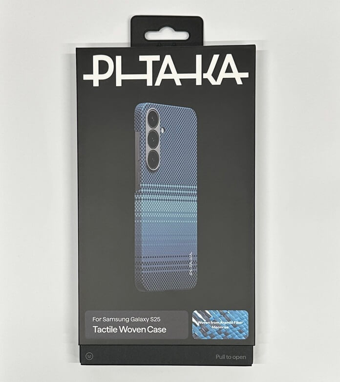 Magsafe Калъф за Samsung S25 Plus, Pitaka Edge Moonrise Case, Син (6)