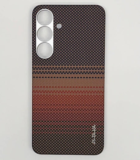Magsafe Калъф за Samsung S25 Plus, Pitaka Edge Case Sunset, Кафяв (3)