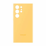 Оригинален Силиконов Калъф за Samsung S24 Ultra, Silicone Case EF-PS928TYEGWW, Жълт (4)