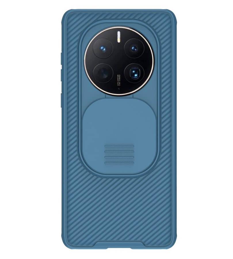 Калъф с Плъзгач за Камера за Huawei Mate 50 Pro, Nillkin CamShield Case, Син