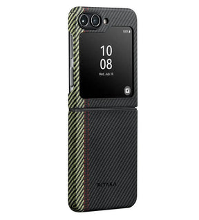Magsafe Калъф за Samsung Z Flip 5, Pitaka MagEZ 3 Overture Case, Черен