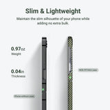 Magsafe Калъф за Samsung Z Flip 5, Pitaka MagEZ 3 Overture Case, Черен (3)
