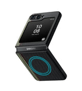 Magsafe Калъф за Samsung Z Flip 5, Pitaka MagEZ 3 Overture Case, Черен (2)