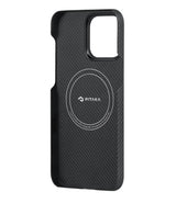 Magsafe Калъф за iPhone 15 Pro, Pitaka MagEZ 4 Case Rhapsody, Черен (2)
