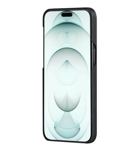 Magsafe Калъф за iPhone 15 Pro Max, Pitaka MagEZ 4 Case Rhapsody, Черен (3)