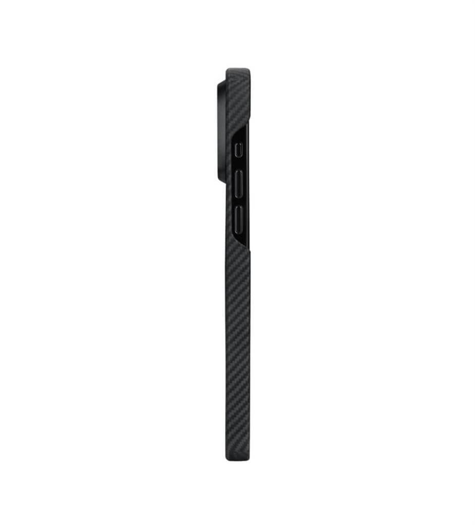 Magsafe Калъф за iPhone 15 Pro Max, Pitaka MagEZ 4 Case Rhapsody, Черен (5)