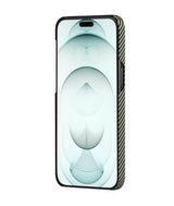 Magsafe Калъф за iPhone 15 Pro Max, Pitaka MagEZ 4 Overture Case, Черен (3)