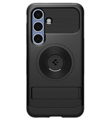 Magsafe Калъф за Samsung S25 Plus, Spigen Slim Armor Mag Case, Черен (5)