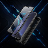 Противоударен Калъф с Плъзгач за Камера за Samsung S25, Tech-Protect Kevlar Cam Plus Case, Черен (5)