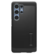 Magsafe Противоударен Калъф за Samsung S25 Ultra, Spigen Tough Armor Case, Черен (4)