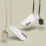 Magsafe Калъф с Връзка за Samsung S25 Ultra, Tech-Protect FlexAir Chain Case, Прозрачен (5)