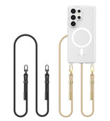 Magsafe Калъф с Връзка за Samsung S25 Ultra, Tech-Protect FlexAir Chain Case, Прозрачен