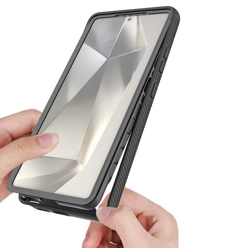 Magsafe Калъф за Samsung S25 Ultra, Tech-Protect Defense 360 Case, Черен (2)