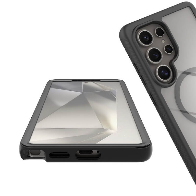 Magsafe Калъф за Samsung S25 Ultra, Tech-Protect Defense 360 Case, Черен (3)