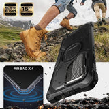 Magsafe Противоударен Калъф за Samsung S25 Ultra, Supcase Iblsn Mag ArmorBox, Черен (3)