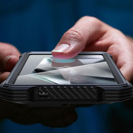 Magsafe Противоударен Калъф за Samsung S25 Ultra, Supcase Iblsn Mag ArmorBox, Черен (4)