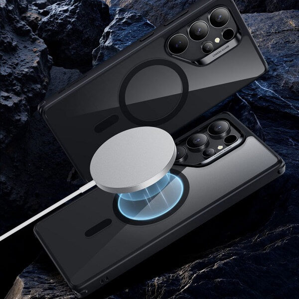 Magsafe Калъф за Samsung S25 Ultra, ESR Classic Hybrid Magnetic Case, Черен (2)