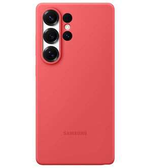Оригинален Силиконов Калъф за Samsung S25 Ultra, Silicone Case EF-PS938CREGWW, Червен