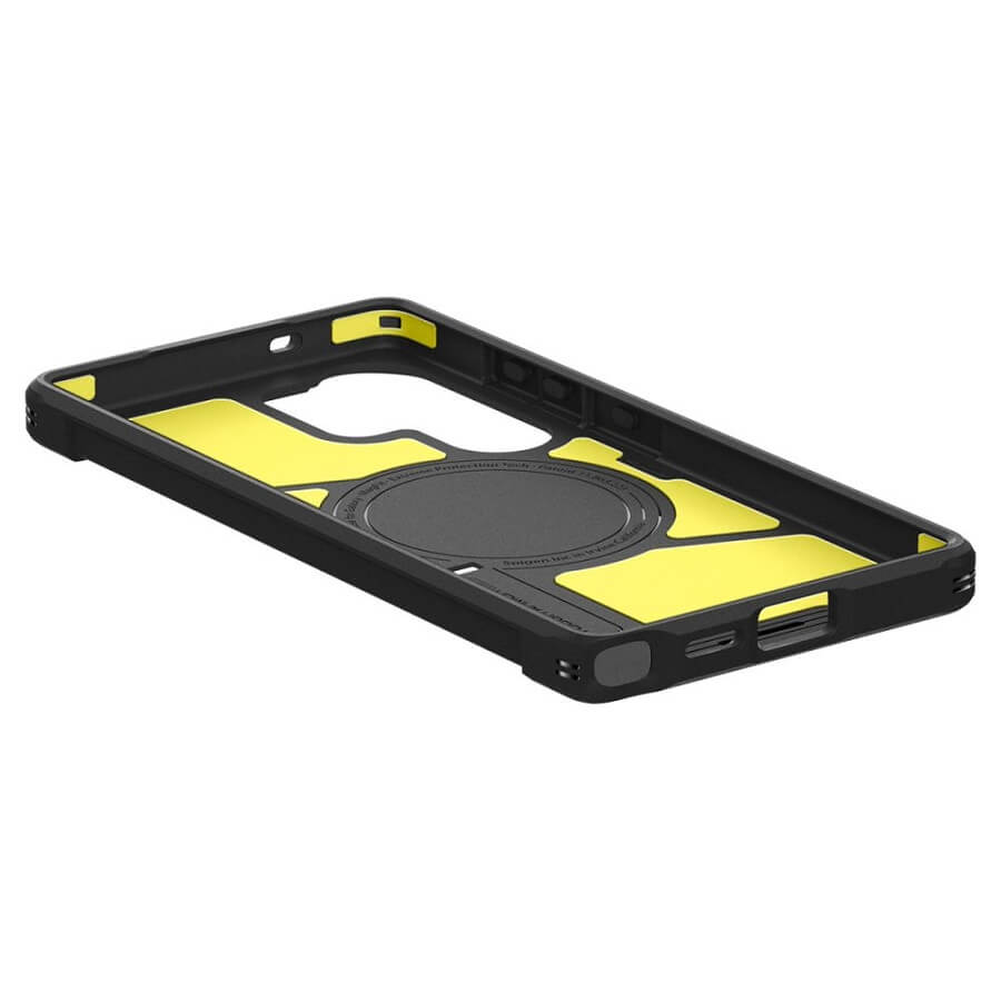 Magsafe Противоударен Калъф за Samsung S25 Ultra, Spigen Tough Armor Case, Зелен (7)