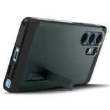 Magsafe Противоударен Калъф за Samsung S25 Ultra, Spigen Tough Armor Case, Зелен (9)