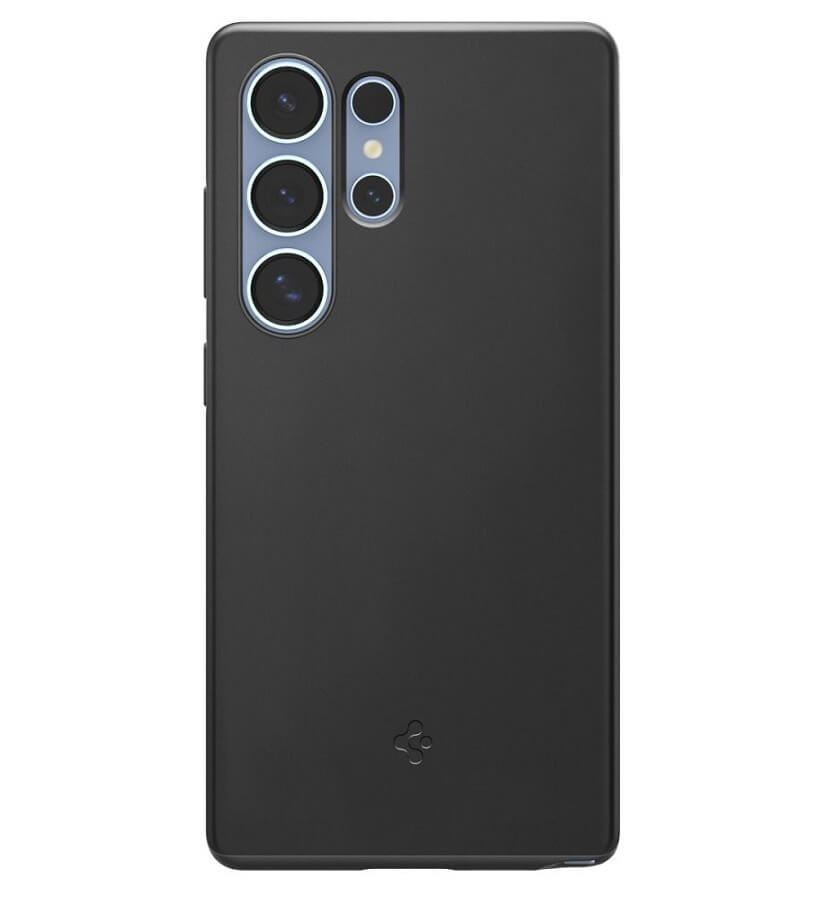 Magsafe Противоударен Калъф за Samsung S25 Ultra, Spigen Thin Fit Magsafe Case, Черен